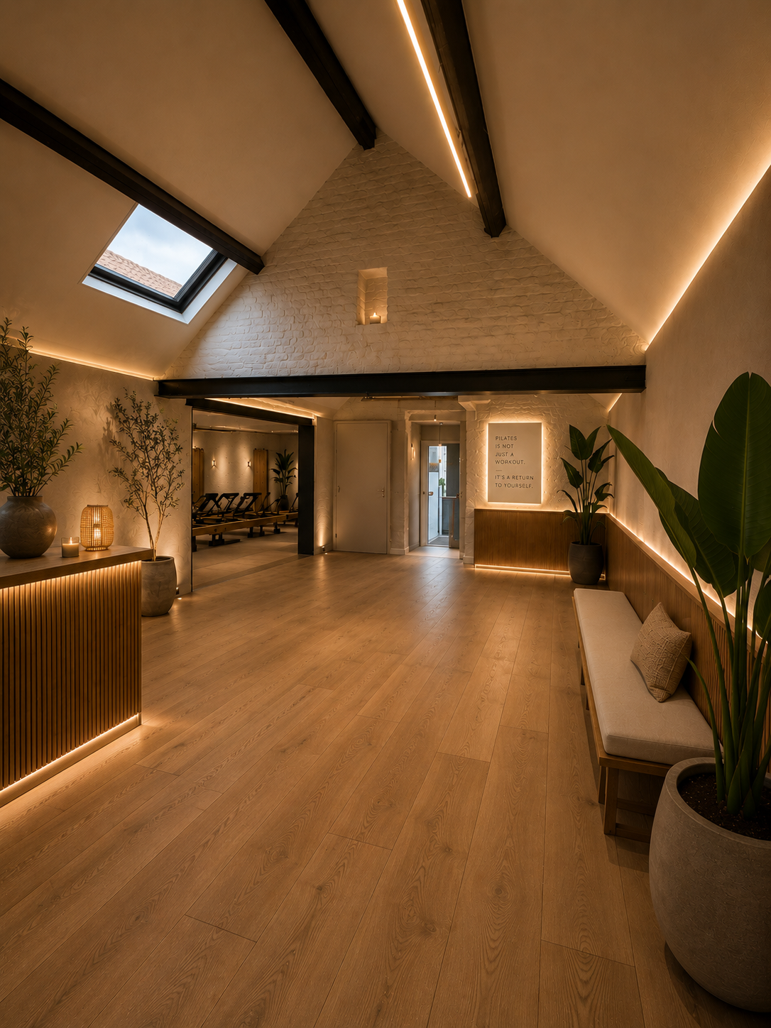 Espace d'accueil chaleureux